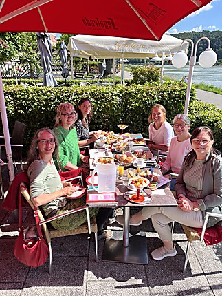 Gemeinsames Frühstück in Aschach